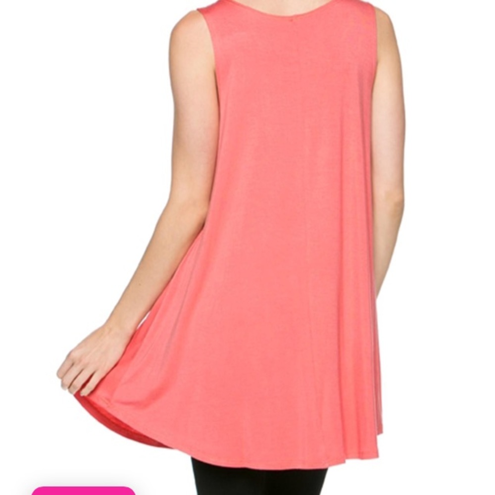 Rust colored tunic shirt